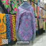 روسری نخ ترک طرح ترکمن کد rs4447