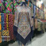 روسری ترکمن جنس نخ و اکریلیک ژاپن