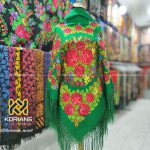 روسری ترکمن پشمی کد rw4366