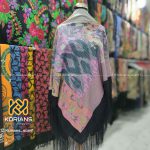 روسری ترکمنی ایتالیایی کد rw8751
