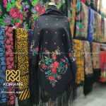 روسری ترکمن طرح دلار کد Rw8736