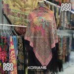 روسری ایتالیایی مدل تک گل درشت