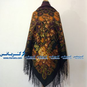 خرید عمده روسری پشمی ترکمن