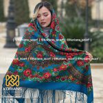 چارقد پشمی ترکمنی کد Rw5940