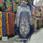 چارقد مدل چراغی آبی rw7838