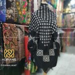 روسری ترکمن (یالق) مدل گل‌ریز