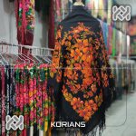 روسری ترکمن پشمی مدل پاییزی
