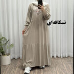 پیراهن ساحلی مدل آیدا چاپی - تصویر 9