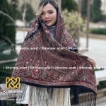 روسری طرح ندا مشکی