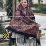 روسری ترکمن رنگ قرمز Rw1043