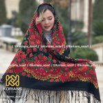 روسری ترکمنی پشمی