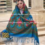 روسری ترکمنی پشمی کد Rw21412