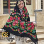روسری ترکمنی پشمی اصیل ترکمن کد Rw21922