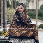 روسری ترکمنی پشمی مدل مریم