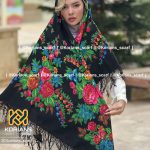 روسری ترکمن پشمی مدل موز