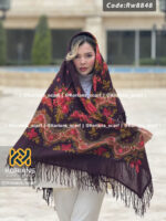 روسری ترکمن پشمی کد Rw8848