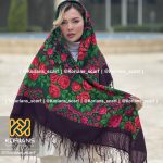 روسری ترکمن پشمی کد Rw8849