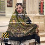 روسری ترکمن ریشه ابریشم کد rw8879