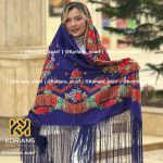 روسری ترکمن پشمی دلاری کد Rw27852