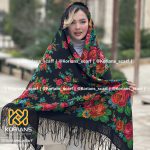 روسری ترکمنی پشمی کد Rw30017
