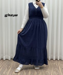 پیراهن ساحلی سارافون مدل سلن (وارداتی هندی)