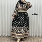 پیراهن ساحلی زنانه مدل حاشیه دار ستاره کد 2017