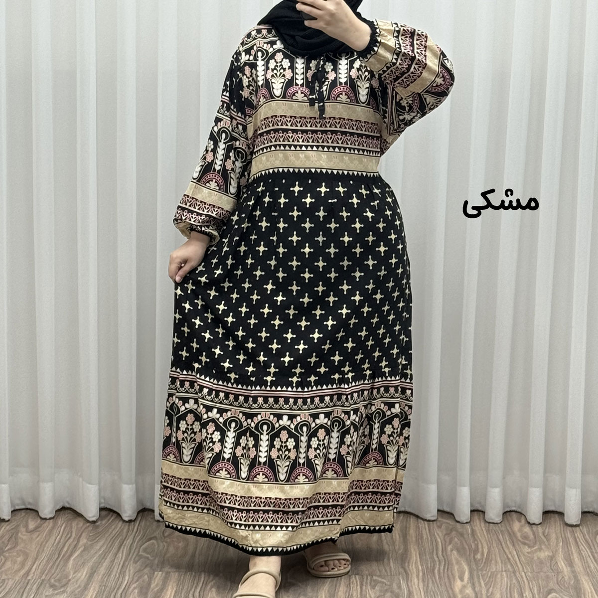 IMG_1249 پیراهن ساحلی زنانه مدل حاشیه دار ستاره کد 2017 - تصویر 1