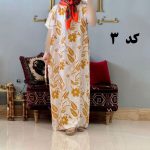 پیراهن نخی استین کوتاه