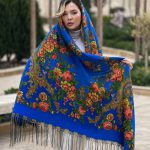 روسری ترکمنی پشمی اصیل کد R100185
