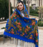 روسری ترکمنی پشمی اصیل کد R100185