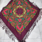 روسری ترکمنی پشمی اصیل کد R100187 - Image 2