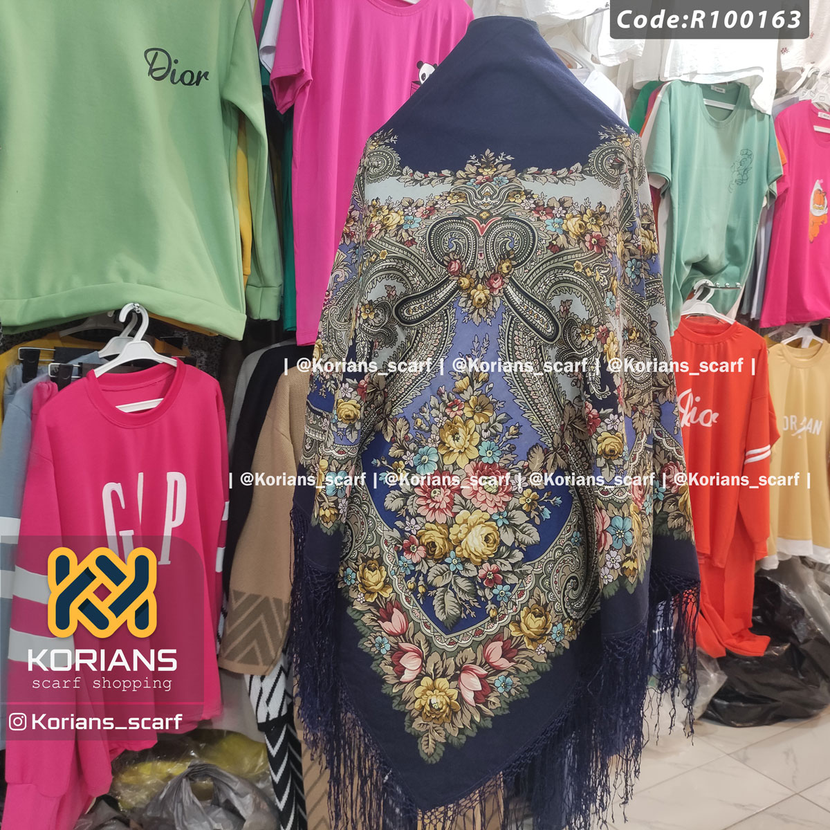IMG_۲۰۲۴۱۲۱۲_۱۵۵۰۴۱ روسری ترکمنی کد r100163 - تصویر 1