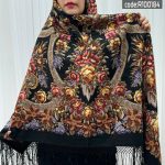 روسری ترکمنی پشمی اصیل کد R100184