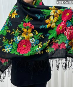 روسری ترکمنی پشمی اصیل کد R100183