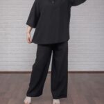 تونیک شلوار لینن سایز بزرگ