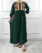 پیراهن مدل اسپریس چاپی جیب دار - تصویر 6