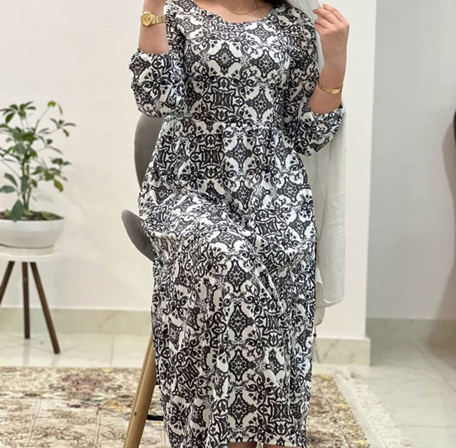 image340 پیراهن فلور بوگاتی خشت - تصویر 1