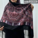روسری اصیل ترکمن نخی کد R100239