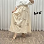 دامن مجلسی گلدوزی وارداتی - تصویر 3