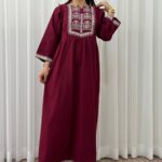 پیراهن لنین چاپی ساره جدید - تصویر 9
