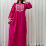 پیراهن لنین چاپی ساره جدید - تصویر 4