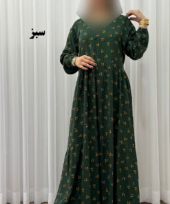 پیراهن ساحلی زنانه گلریز مدل آیدایی
