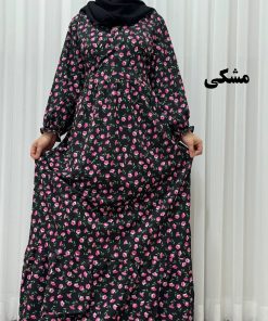 پیراهن ساحلی یقه چپ و راستی بوگاتی مدل گلریز