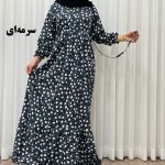 پیراهن ساحلی یقه چپ و راستی بوگاتی مدل گلریز - تصویر 2