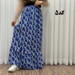 دامن بلند زنانه پفکی مدل پاموق