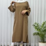 کفتان جنس آیوا دوجیب کاربردی بغل چاک دار - تصویر 9