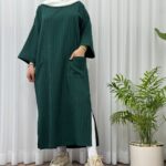 کفتان جنس آیوا دوجیب کاربردی بغل چاک دار