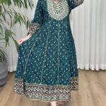 پیراهن کورتای سایز بزرگ هندی ساره - تصویر 4
