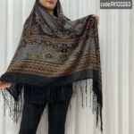 روسری اصیل ترکمن نخی کد Rt100263