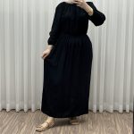 لباس ساحلی ساده آستین بلند - تصویر 2